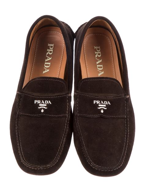 men prada summer loafer|prada driving loafers men's.